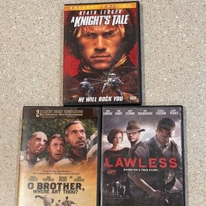 Set of 3 Movie DVDs